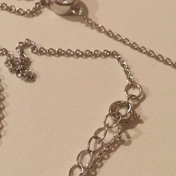 Sale $26 Firm! Sterling Silver Cross Drop Necklace - Picture 11 of 12